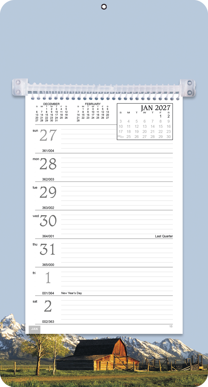 Triumph® Calendars Full-Color Weekly Memo Calendar