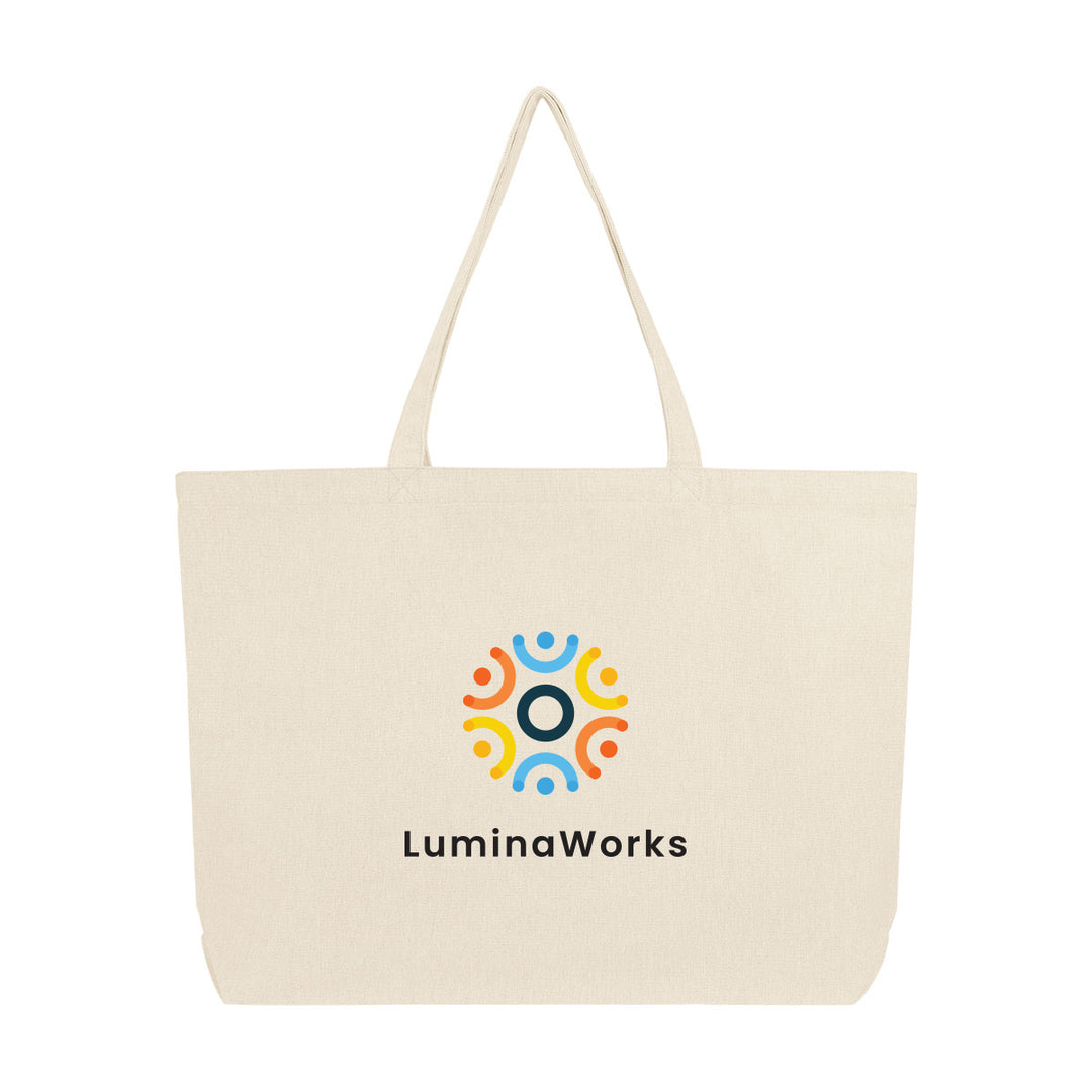Aware™ 9 Oz. Recycled Cotton Shopper Tote Bag
