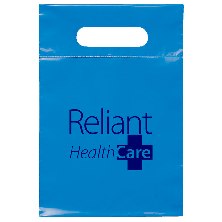 Die Cut Handle Bag - 7W x 10 1/2H - Flexo Ink Print