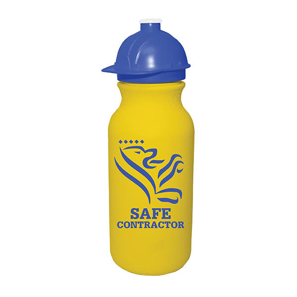 20 oz. Value Cycle Bottle w/ Safety Helmet Push 'n Pull Cap