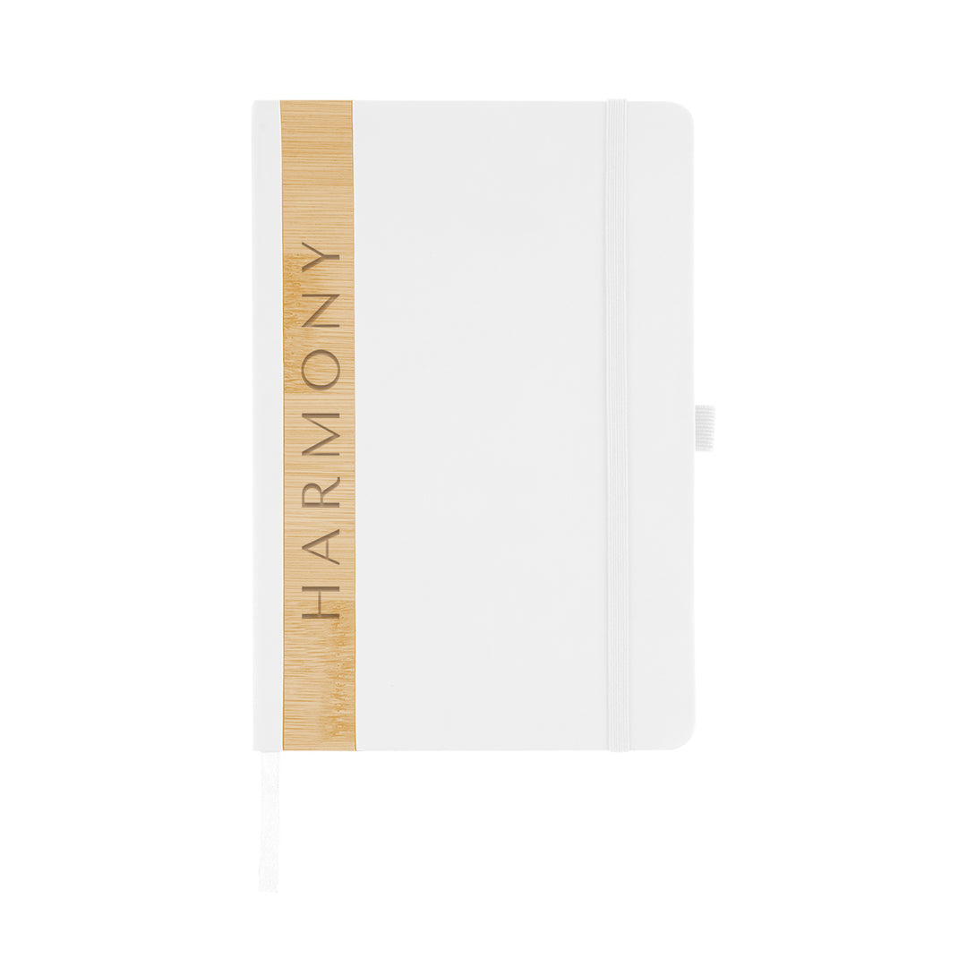 Recycled PU And Bamboo Accent Journal