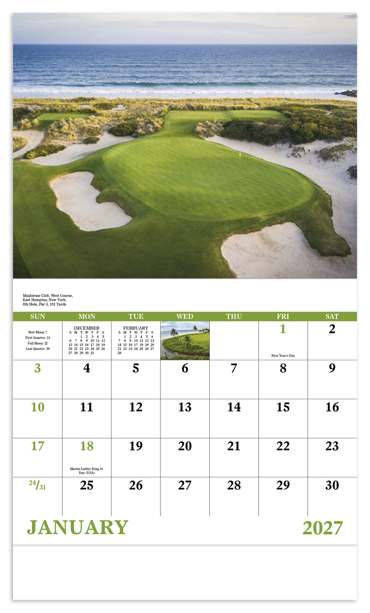Good Value™ Fairways & Greens - Stapled Calendar