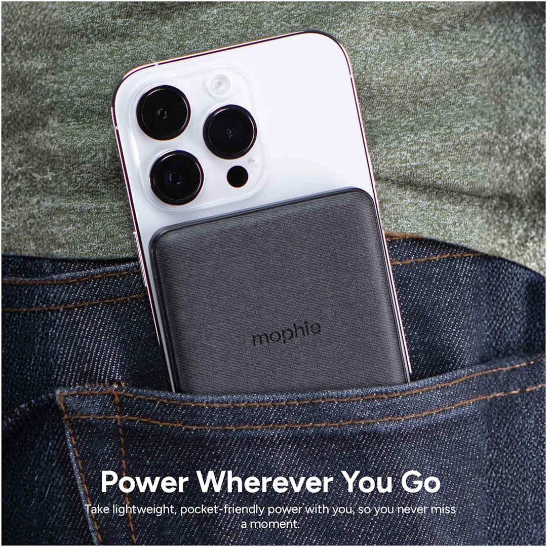 mophie® Snap+ Mini 5000 mAh Wireless Power Bank