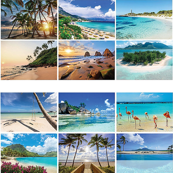 Beaches Spiral Wall Calendar