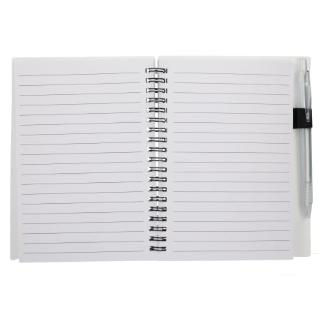 FSC® Recycled 5" x 7" Star Spiral Notebook with Pe