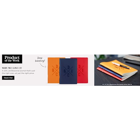 5.5" x 8" FSC ® Recycled Mano Slim Meeting Journal