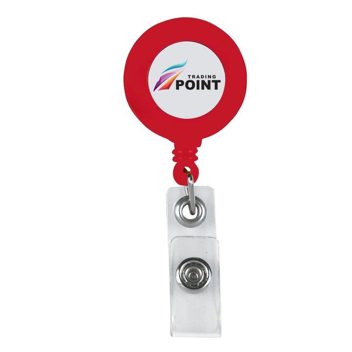 Retractable Badge Holder With Laminated Label Full Color