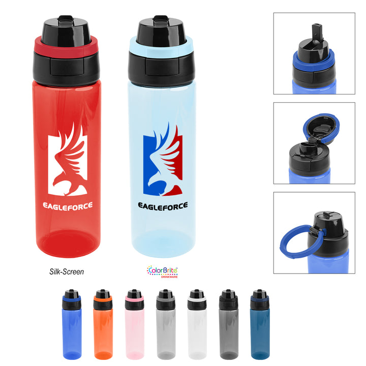 24 Oz. Pop Sip & Chug rPET Bottle
