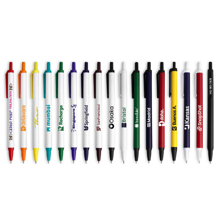 Amber Stick Click Pen
