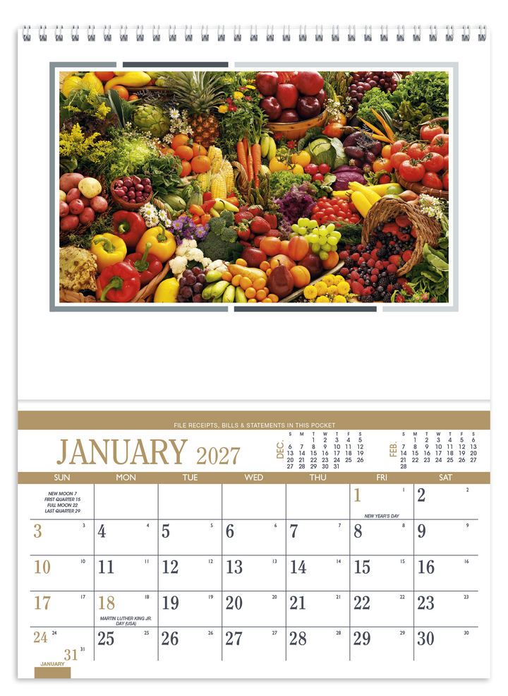 Triumph® Calendars Recipe Pocket Calendar