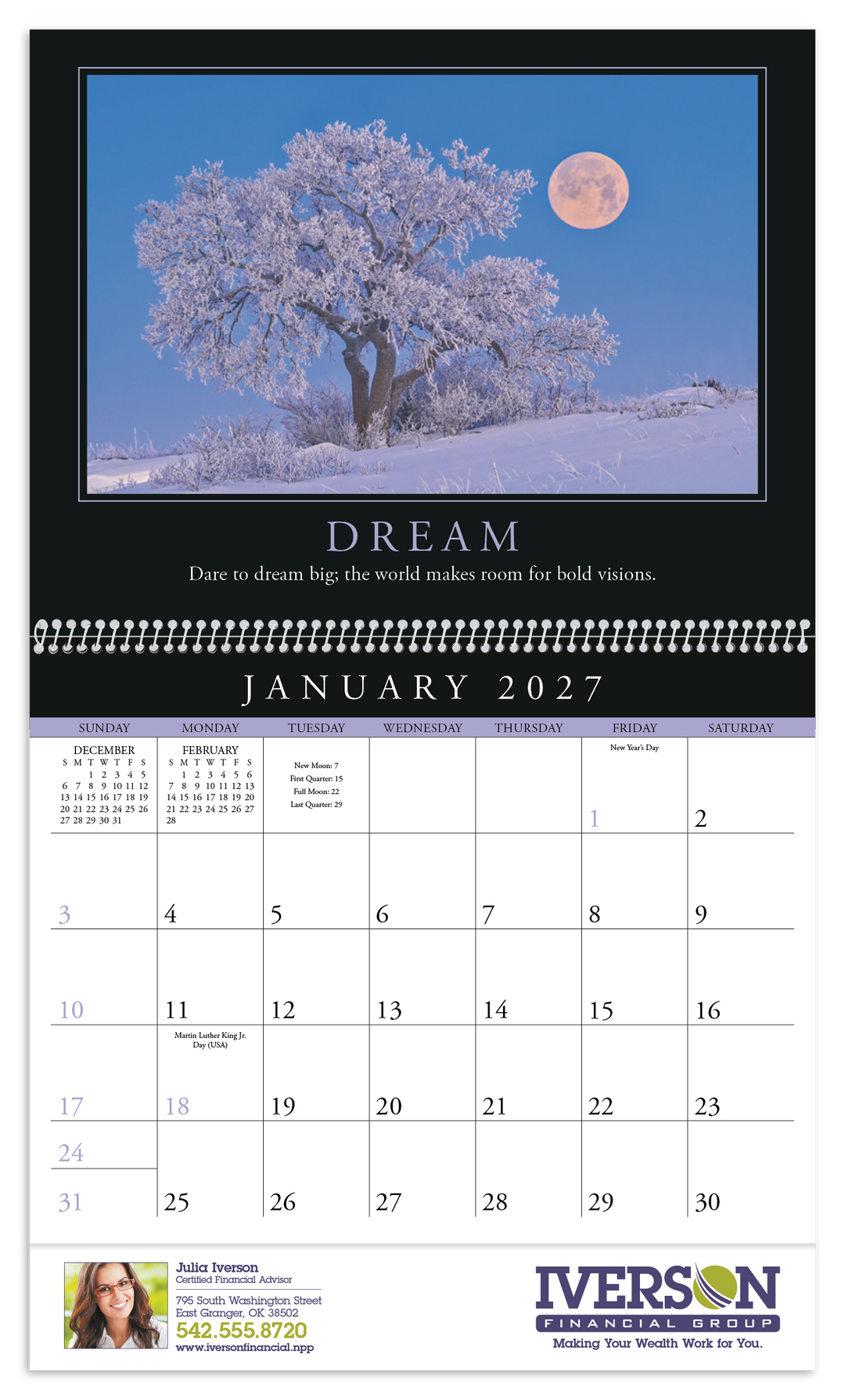 Triumph® Calendars Motivations Calendar