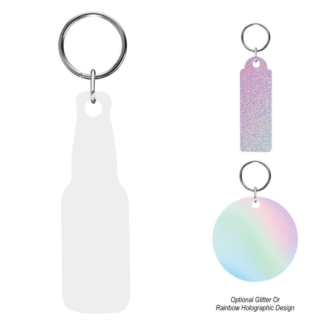 Acrylic Key Tag - Custom Shape 3"