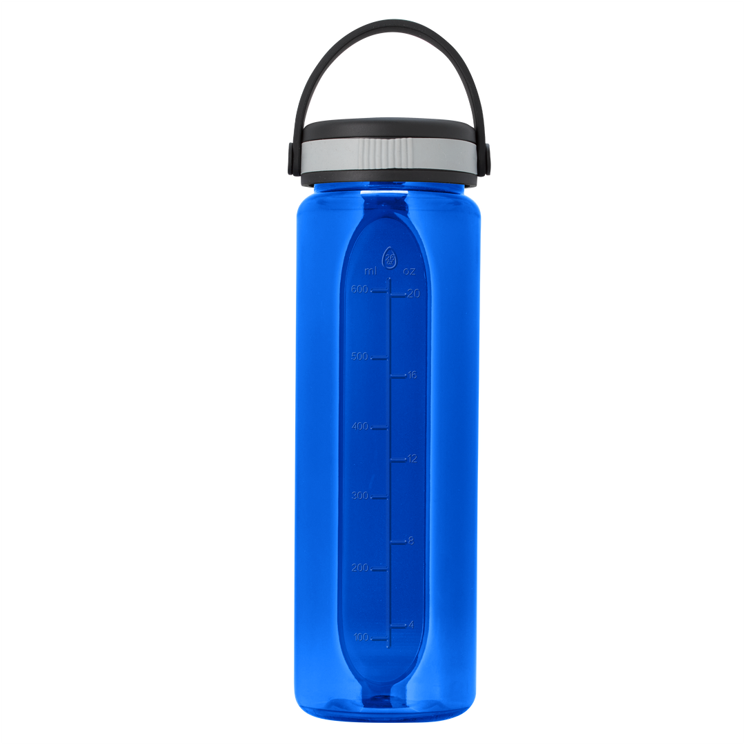 Boss Embossed RPET Bottle with Grip Lid - 26 oz.