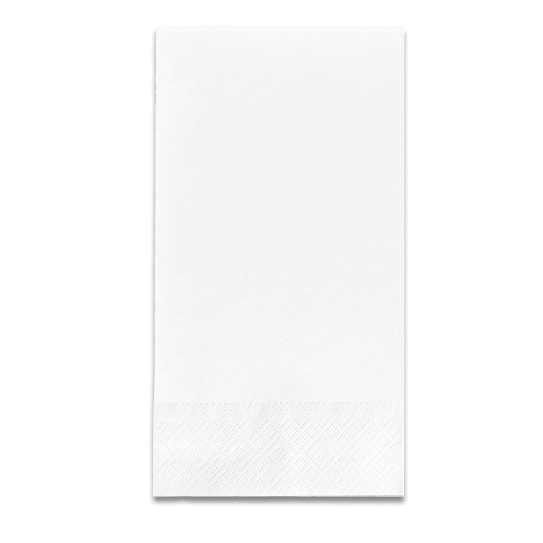 3-Ply White Hand Towel