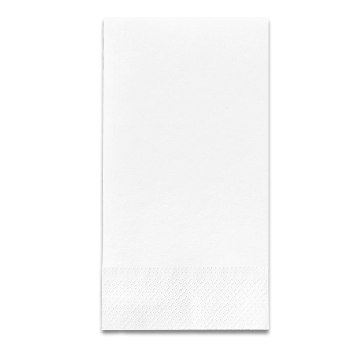 3-Ply White Hand Towel