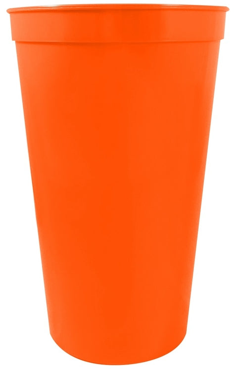 22 oz. Smooth Wall Plastic Stadium Cup