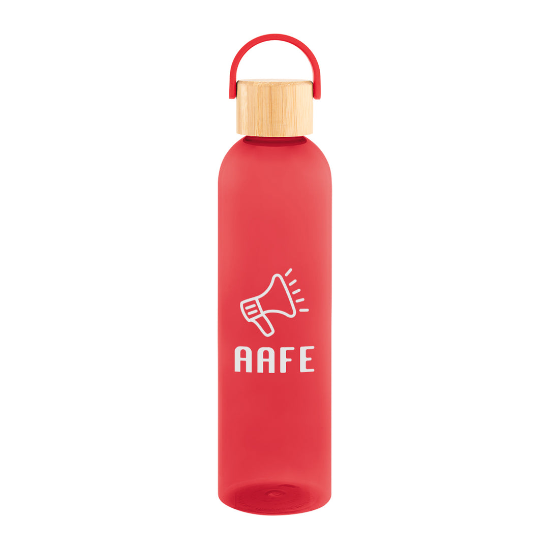 32 Oz. Jeffrey rPET Bottle With Bamboo Lid And Easy Carry Handle