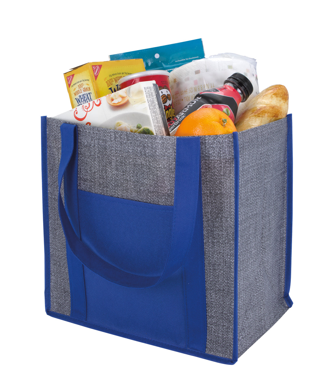 Good Value™ Laminated Heathered Non-Woven Grocery Tote