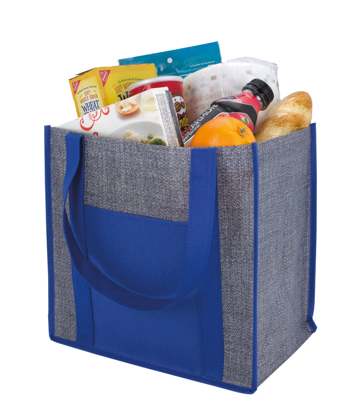 Good Value™ Laminated Heathered Non-Woven Grocery Tote