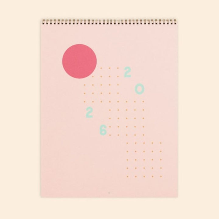 CALENDAR - JUMBO - VERTICAL - TEXT WEIGHTWITH COLOR GUTS