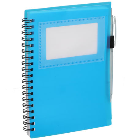FSC® Recycled 5" x 7" Star Spiral Notebook with Pe
