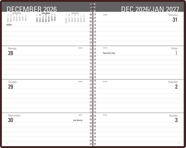 Triumph® Calendars Classic Weekly Desk Planner