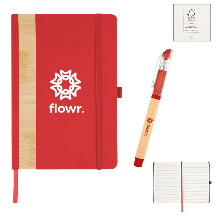 Verse Bamboo Journal With Pen