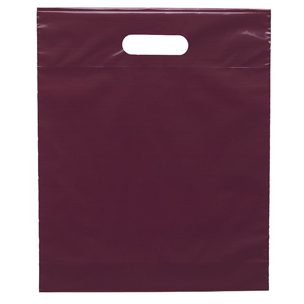 Die Cut Handle Bag - 12W x 15H x 3 - Flexo Ink Print