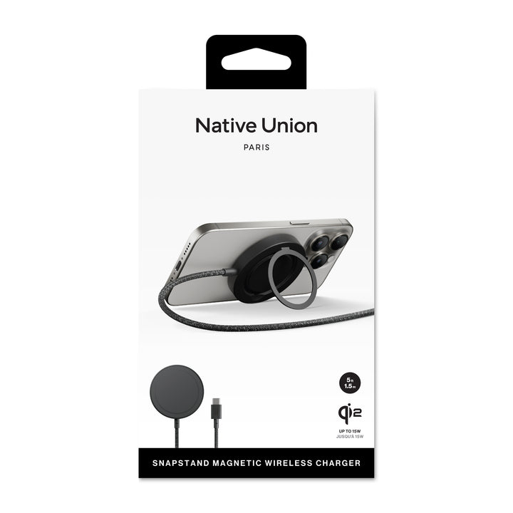 Native Union Snapstand Qi2 Wireless Charger