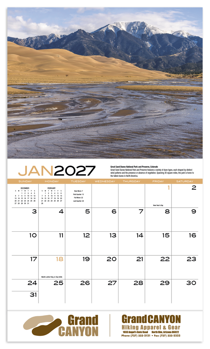 HotLine® Products Earth Appointment Calendar - Stapled