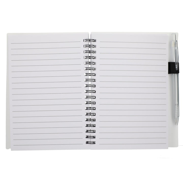 FSC® Recycled 5" x 7" Star Spiral Notebook with Pe