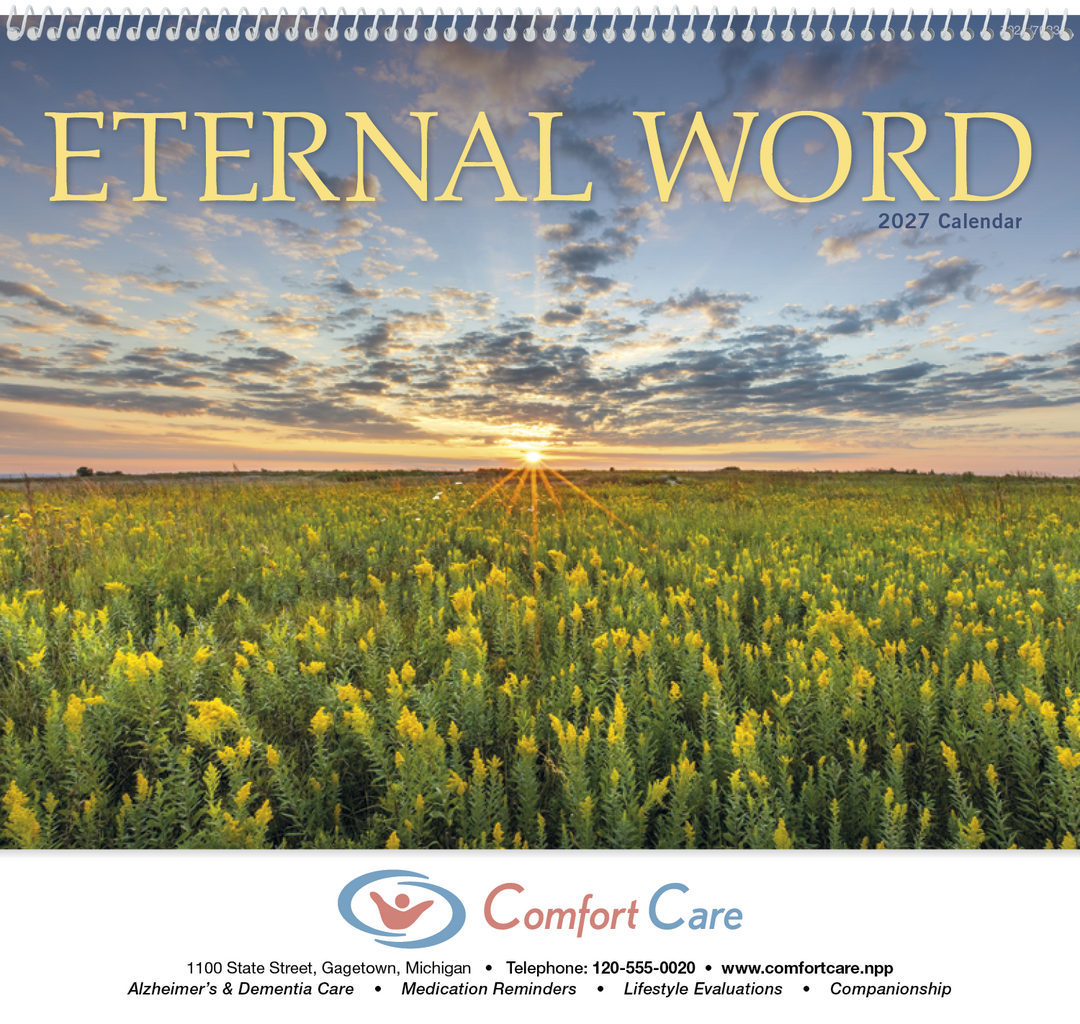 Good Value™ Eternal Word without Funeral Planner - Spiral Calendar