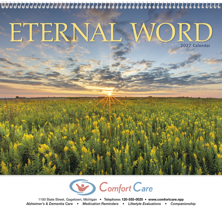 Good Value™ Eternal Word without Funeral Planner - Spiral Calendar