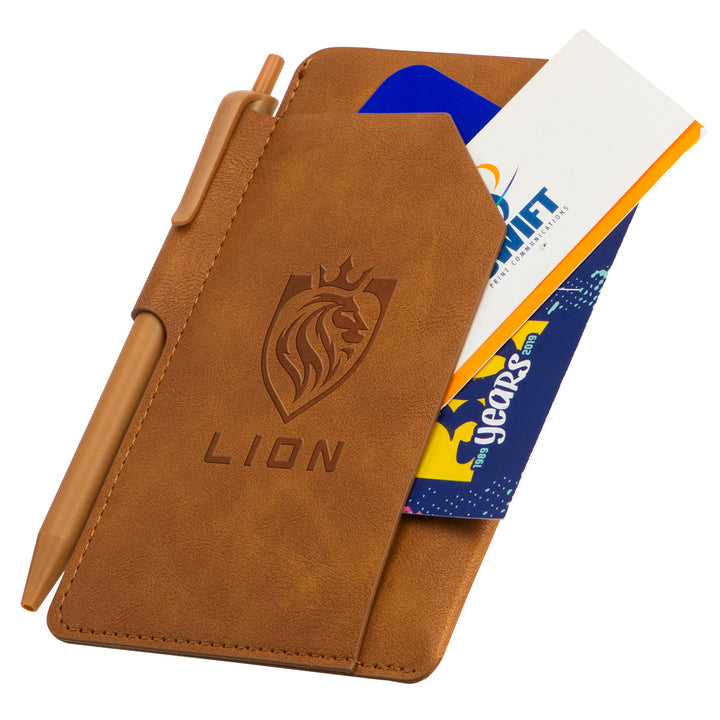 Protege Mini Notebook With Pen & Front Pocket