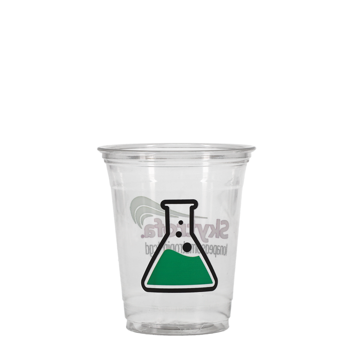12/14 oz Soft Sided Plastic Cup Clear Digital Print