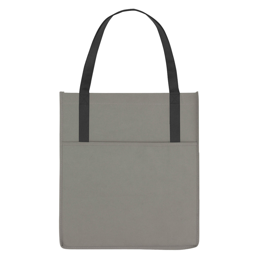 Non-Woven Shopper's Pocket Recycled Tote Bag