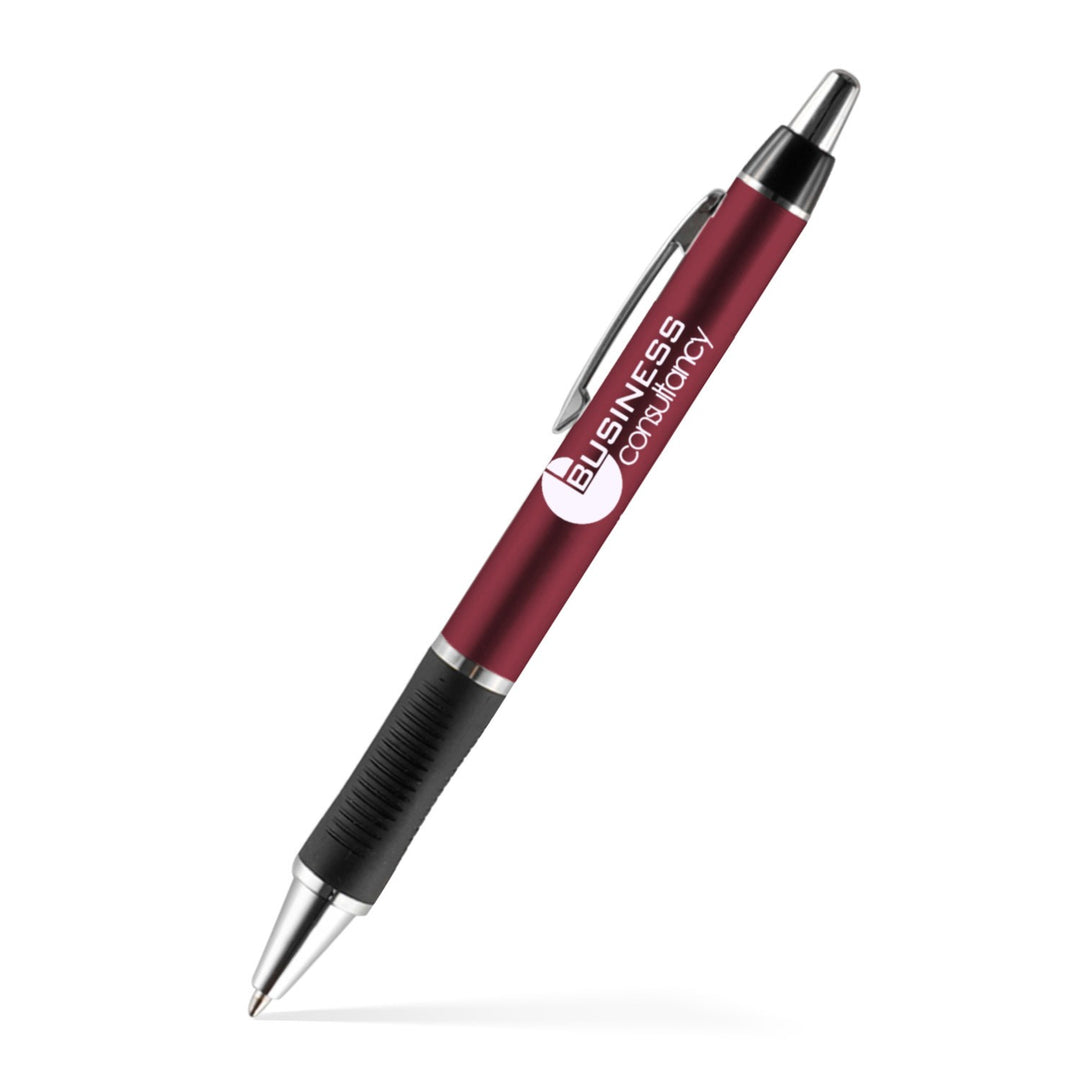 Barton Click Pen - Silver Accents