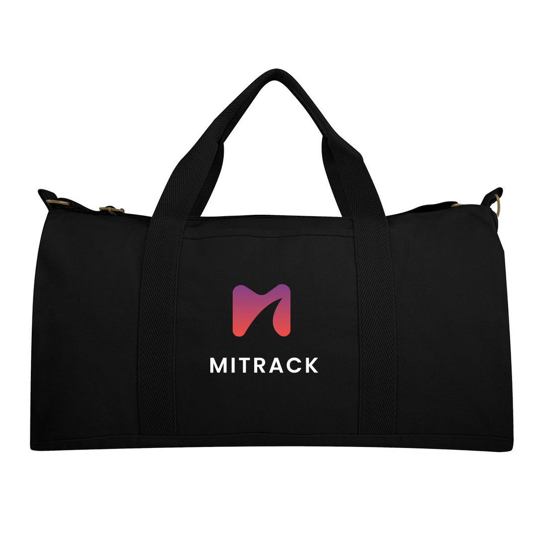 Aware™ 14 Oz. Recycled Cotton Flat Bottom Duffel Bag