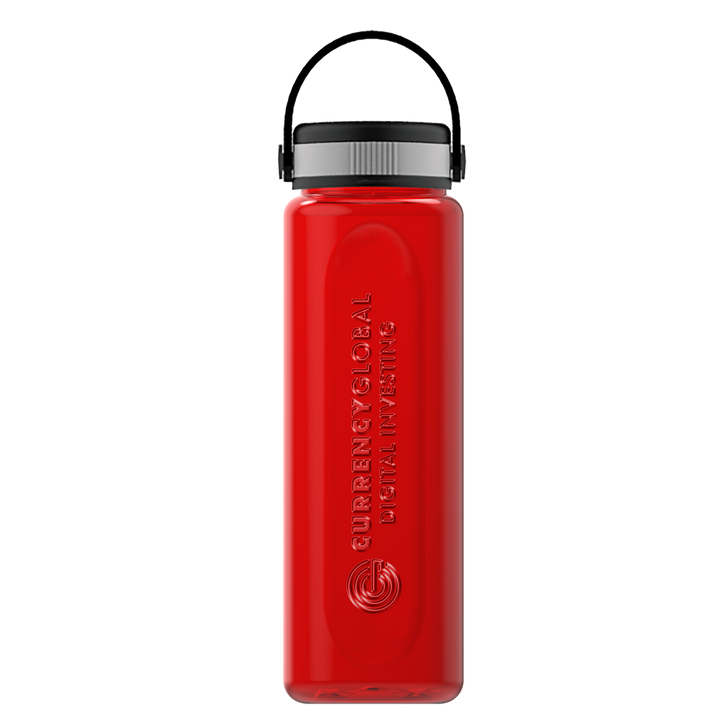 Boss Embossed RPET Bottle with Grip Lid - 26 oz.