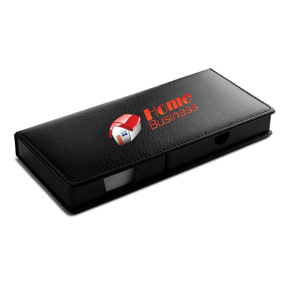 Leatherette Flip-Top Calendar Box with Pen
