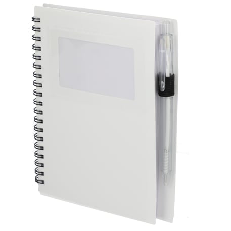 FSC® Recycled 5" x 7" Star Spiral Notebook with Pe