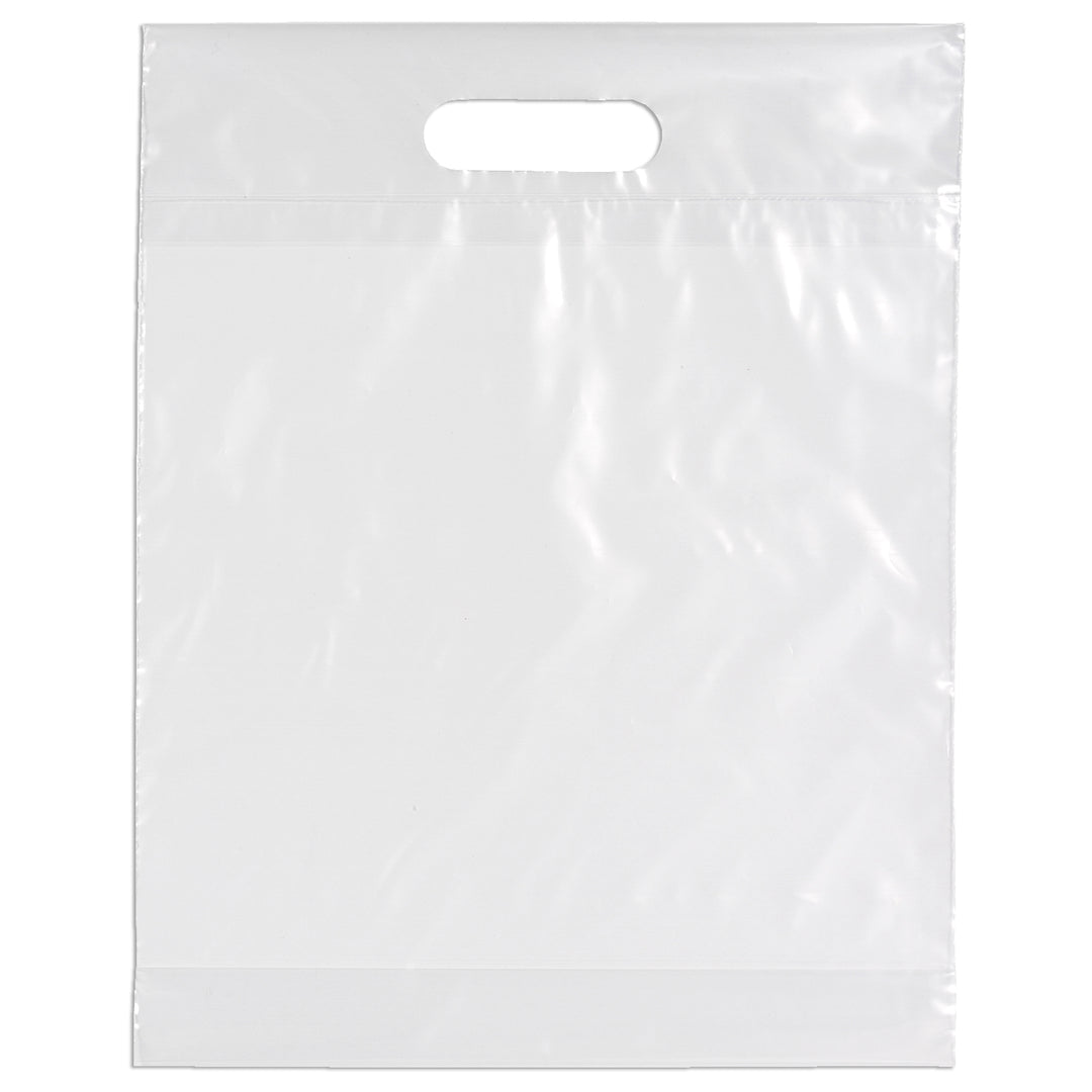 Die Cut Handle Bag - 12W x 15H x 3 - Flexo Ink Print