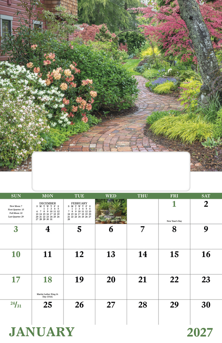 Good Value™ Garden Walk - Window Calendar