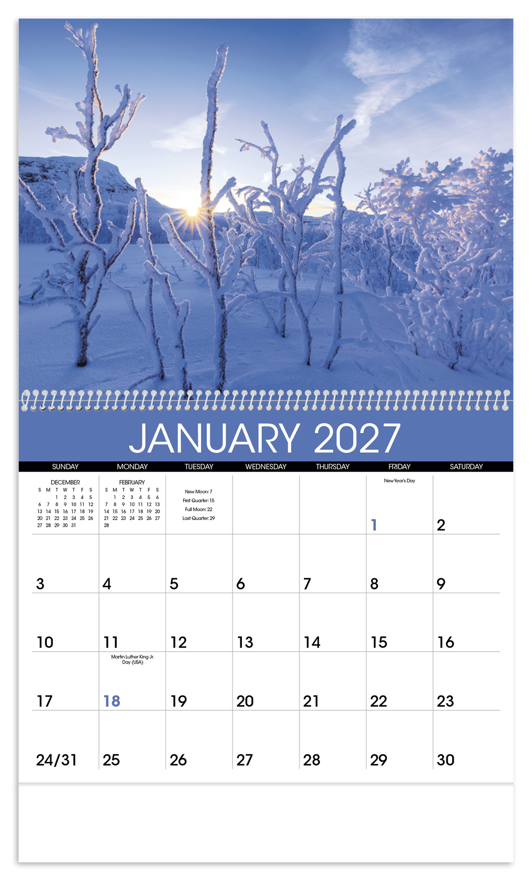 Triumph® Calendars Sunrise Sunset Calendar