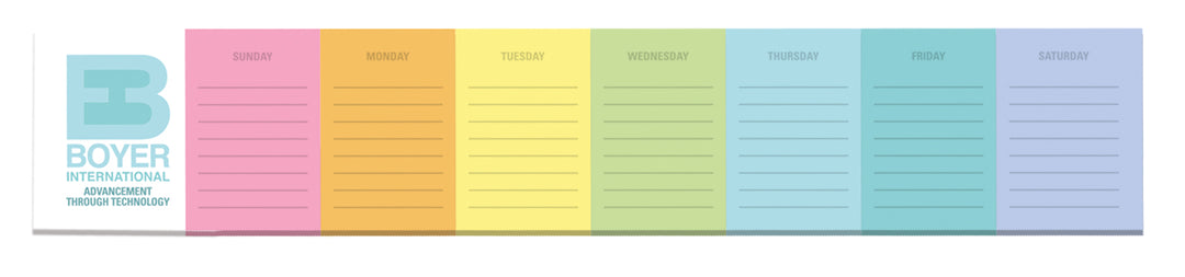 Souvenir® Sticky Note™ 12" X 2" Pad, 25 sheet