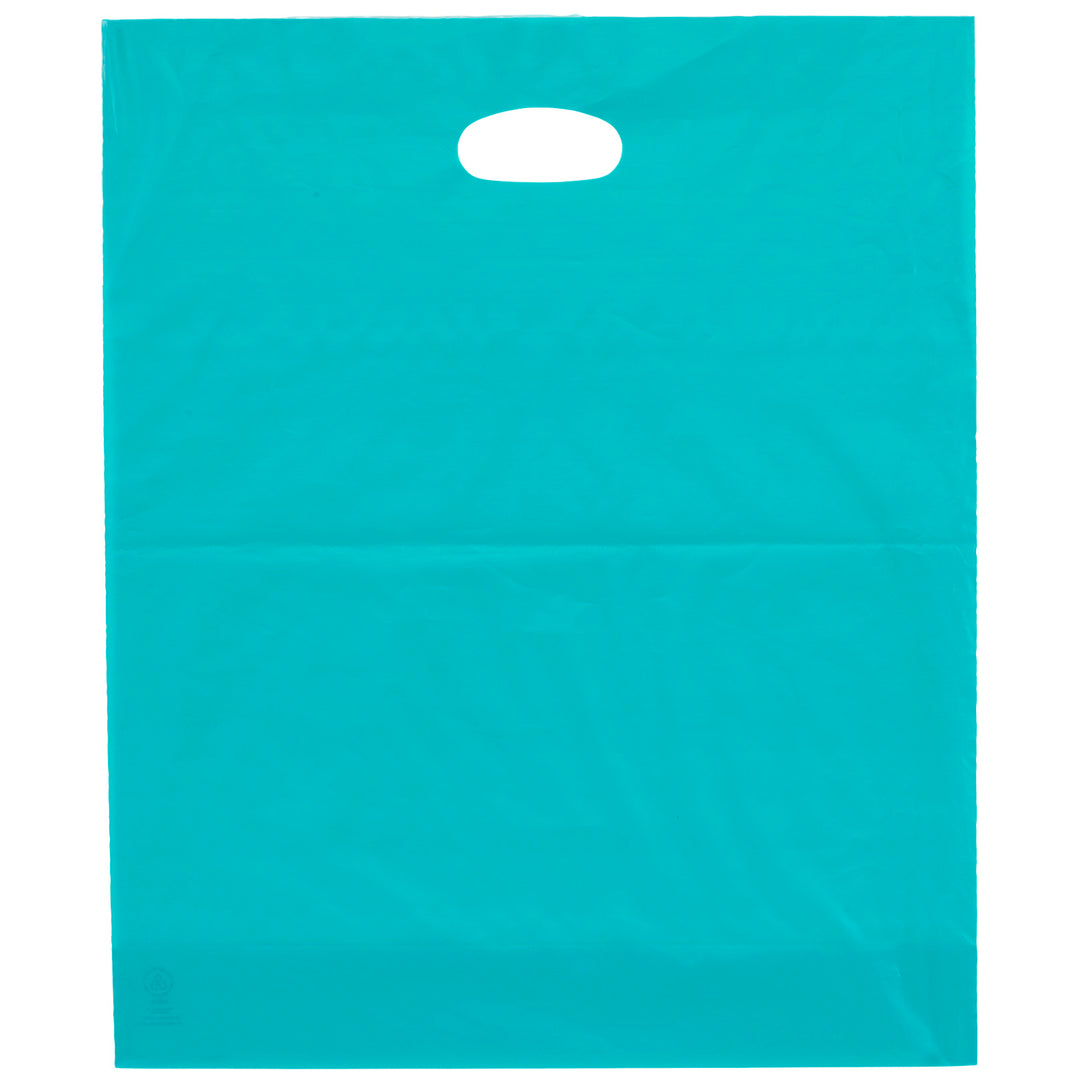 Rose™- Frosted Brite Die Cut Handle - Flexo Ink Print