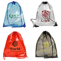 Diamond Clear TPU Drawstring Bag