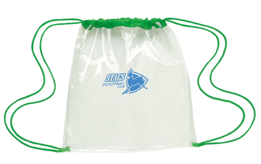 Good Value™ Clear Game Drawstring Backpack