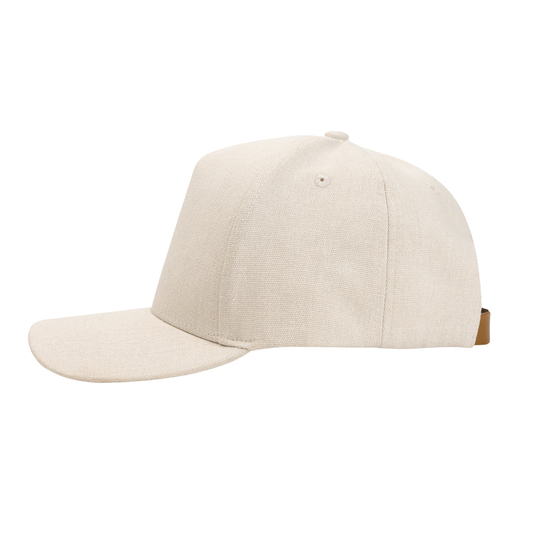 AWARE™ Recycled Cotton Cap with Leatherette Backstrap