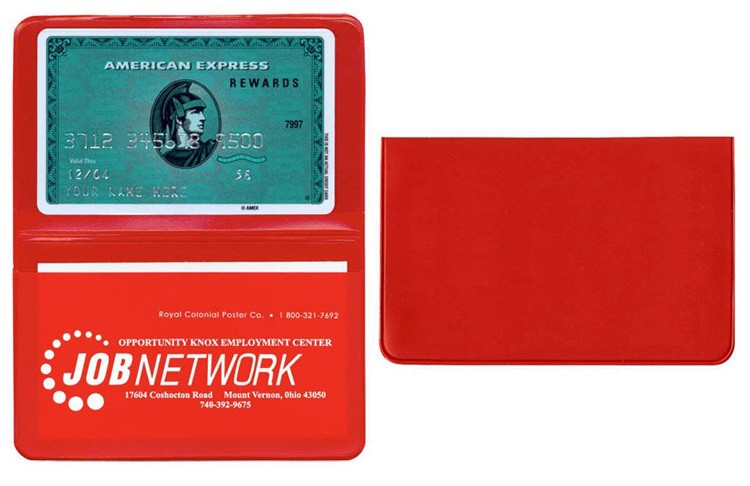 Card Case with 1 Clear Pocket